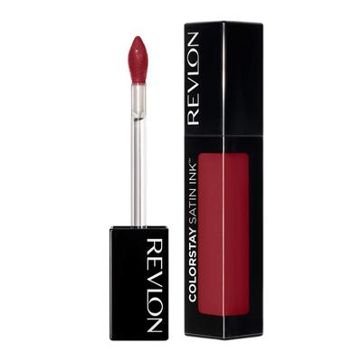 Revlon Color Stay Satin Ink 005 Шелковистая утонченная женственная черная роза, стойкая к свету, глянцевая, матовая, 5 мл, помада для губ, сиенна