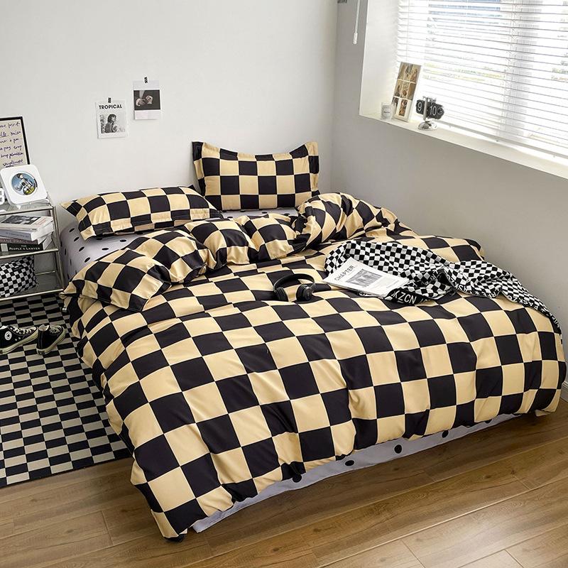 Простыня из стираного хлопка, пододеяльник, наволочка