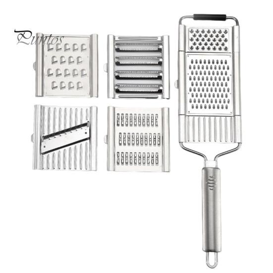 Vegetable Slicer Stainless Steel Food Slicer Removable Blade Kitchen Slicer Vegetable Cutter for Salads Cheese Fruit