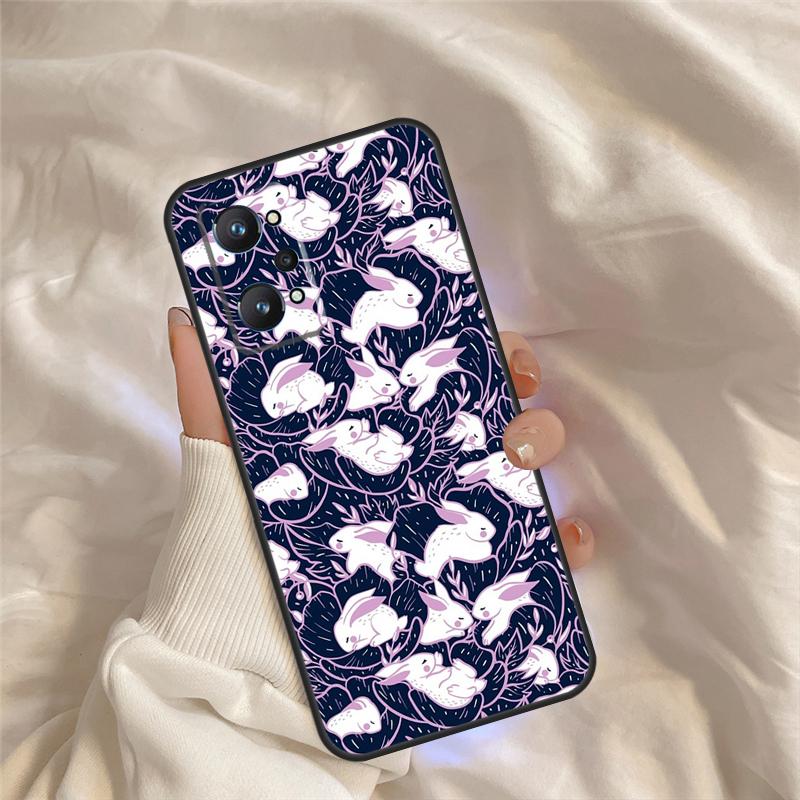 Bunny Rabbits Case For Realme 15 14 11 12 13 Pro Plus C65 C67 C71 C63 C61 C55 C51 C53 C35 C75 GT6 GT7 Pro