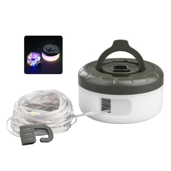 Outdoor Camping String Light Waterproof Soft Lighting Flicker-Free Widely Used Colorful String Lamp Tent Light Decoration