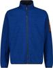 Men's Jacket CMP Fleece Jacquard-Knit-Tech Jacket (38H2237) Men's Fleece Jacket Made of Jacquard Knit-tech with a Diamond Pattern Zaffiro