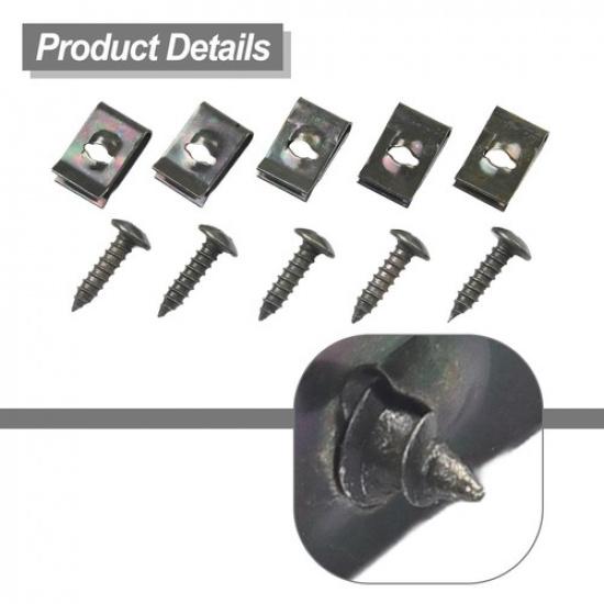 Reliable Fasteners for Automotive Modifications U shaped Clips and Screws