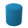 Round Shape Footstool Cover Seat Cover Covering Chair Cushion Polyester Elastic Check Ottoman Covers Living Room Chair Covers