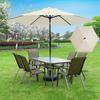 6/8 Rib Patio Umbrella Surface Polyester Sunshade Cloth Umbrella Surface Cloth  Patio Sun Umbrella
