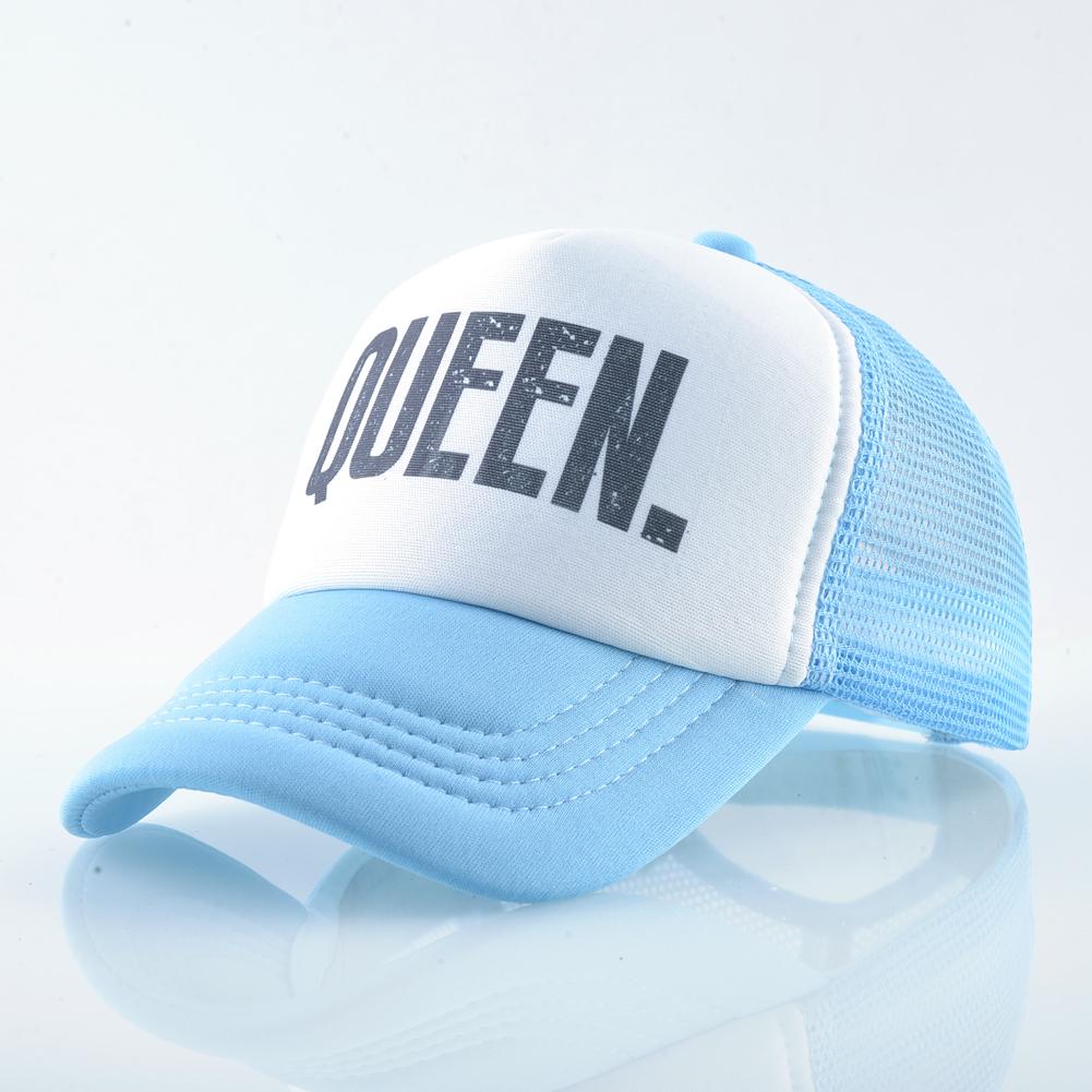 Children Baseball Cap Kids Summer Breathable Mesh Caps King And Queen Snapback Caps For Boys Girls