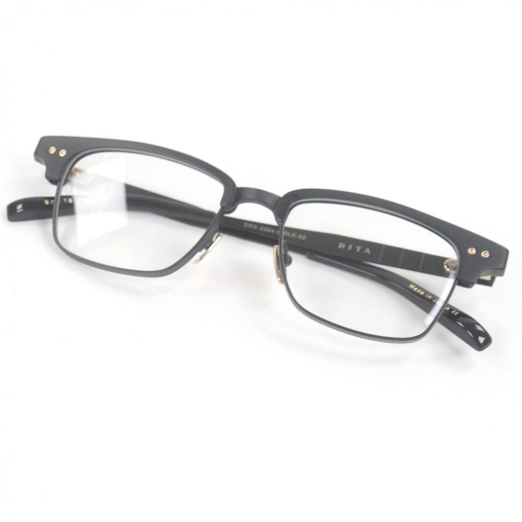 Excellent DITA Glasses STATESMAN THREE Half Rim Thurmont Blow Matt black Used