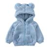 Kuhvvse Fleece Jacket with Bear Ears and Perfect for Girls and Fluffy and Perfect for and Sizes Children's Hoodie, Boys, Cute, Fall, Winter, Spring,