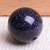 Natural Blue SandStone Round Loose Beads 16" Strand 6 8 10 12 14 MM Pick Size For Jewelry Making