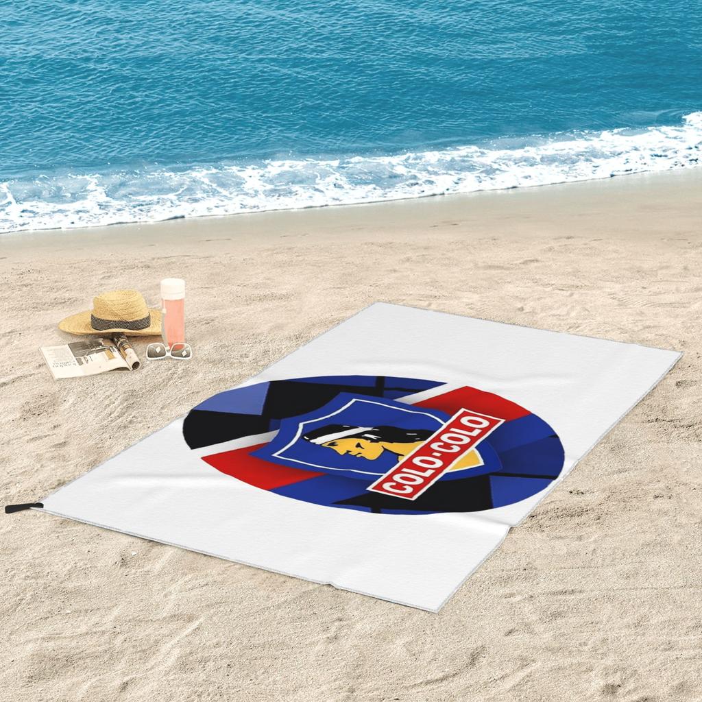 Golden Colo-Colo Campeon DE Chile Beach Towel Soft Microfiber Quick Dry Absorbent Quick Towels For Bath