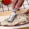 3-Piece Stainless Steel Fish Scale Remover Set, Multifunctional Fish Scale Cleaning Brush and Scraping Tool for Quick Scaling
