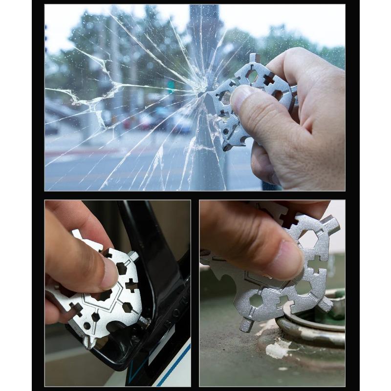 23 в 1 пятиугольный многофункциональный снежинка внутренний шестиугольный гаечный ключ инструмент для повседневного использования отвертка велосипедный комбинированный инструмент 58*58 мм