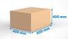 Flap Cardboard 600X400X400Mm 5W Bc 630G/M2