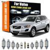 Для Volvo XC60 2008-2018 12 шт. Полный комплект светодиодного освещения салона с основанием лампы Светодиодная лампа Автомобили, Запчасти и Аксессуары