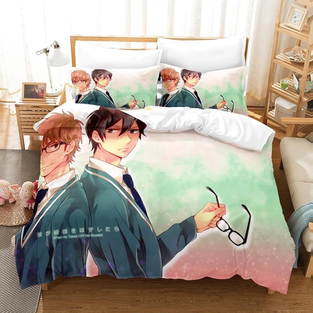 3d Print  Ace Of Diamond 2_3pcs Bedding Set Boys Girls Twin Queen Size Duvet Cover Pillowcase Bed Kids Adult Home Textiles