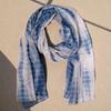Nomad Sari Party Shine Scarf – Dusky Blue (180×50cm)