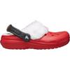 Crocs Классические утепленные клоги Санта для детей Varsity Red Multi 210931-6WE