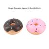 2PCS Latex Pet Doughnut Shape Sounding Teeth Cleaning Protection Chewing Biting Interactive Training Toy for Dogs