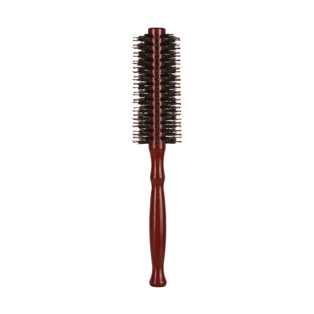 Portable Wooden Hairdressing Tool Hairbrush Boar Bristle Round Brush Round Hair Brush Styling Brush