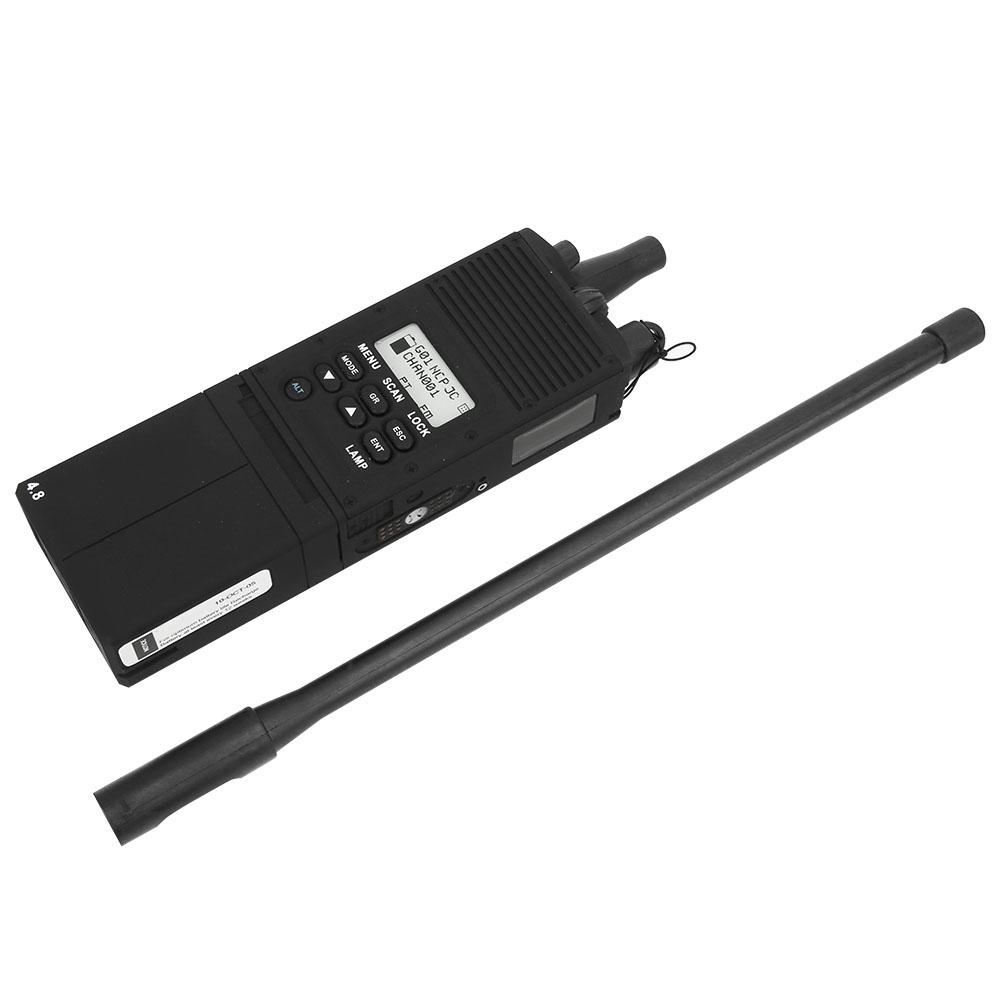 Прочный пластиковый муляж 2-сторонняя рация чехол косплей реквизит тактика поддельная рация