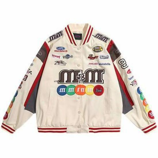 Ретро американская мотоциклетная куртка: Универсальный, Свободный крой, Хип-хоп стиль для мужчин и женщин