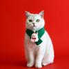Pet Christmas Scarf Cat Dog New Year Warm Scarf Pet Winter Knitted Scarf Cat Collar Puppy Accessories