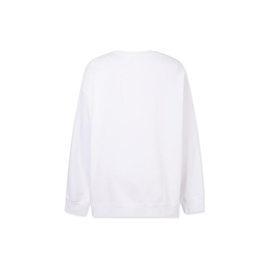 Levis свободный крой круглый вырез пуловер длинный рукав толстовка мужская толстовка белая 38712-0072