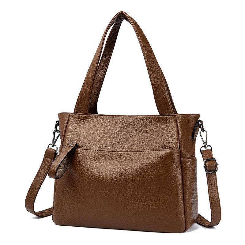 2023 Модная женская сумка-тоут большой вместимости через плечо - универсальная рабочая сумка через подмышку