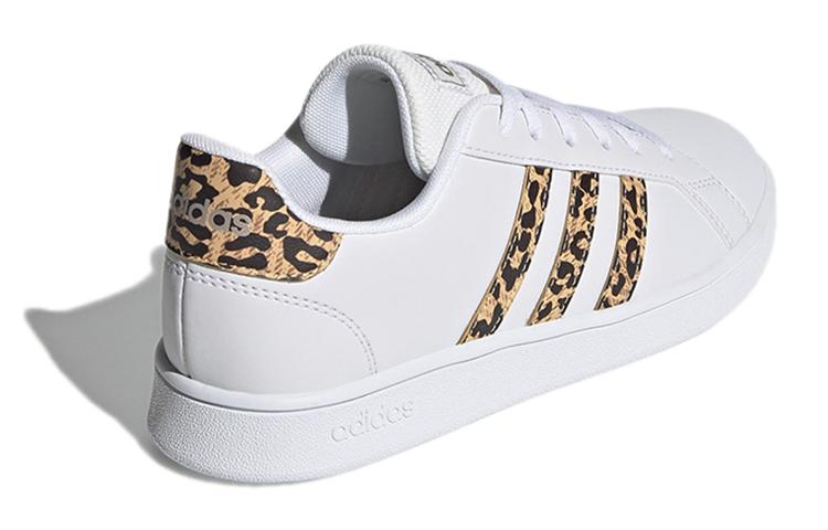 adidas Neo GRAND COURT Низкие Детские Скейтбордические Кроссовки Белые Детские FZ3510
