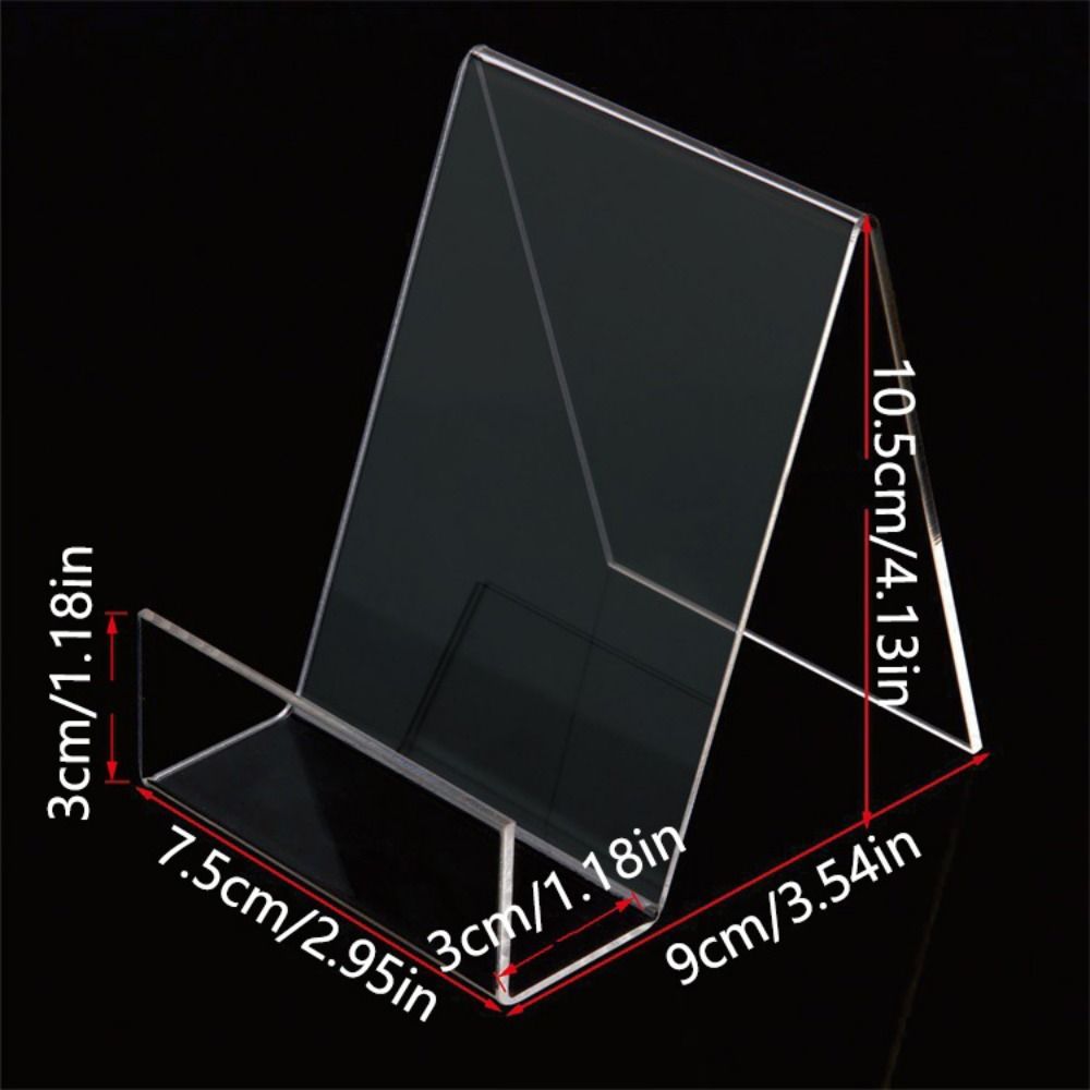 4 шт. прочная акриловая подставка для книг легкая подставка для книг держатель премиум-класса книжный дисплей мольберт альбомы