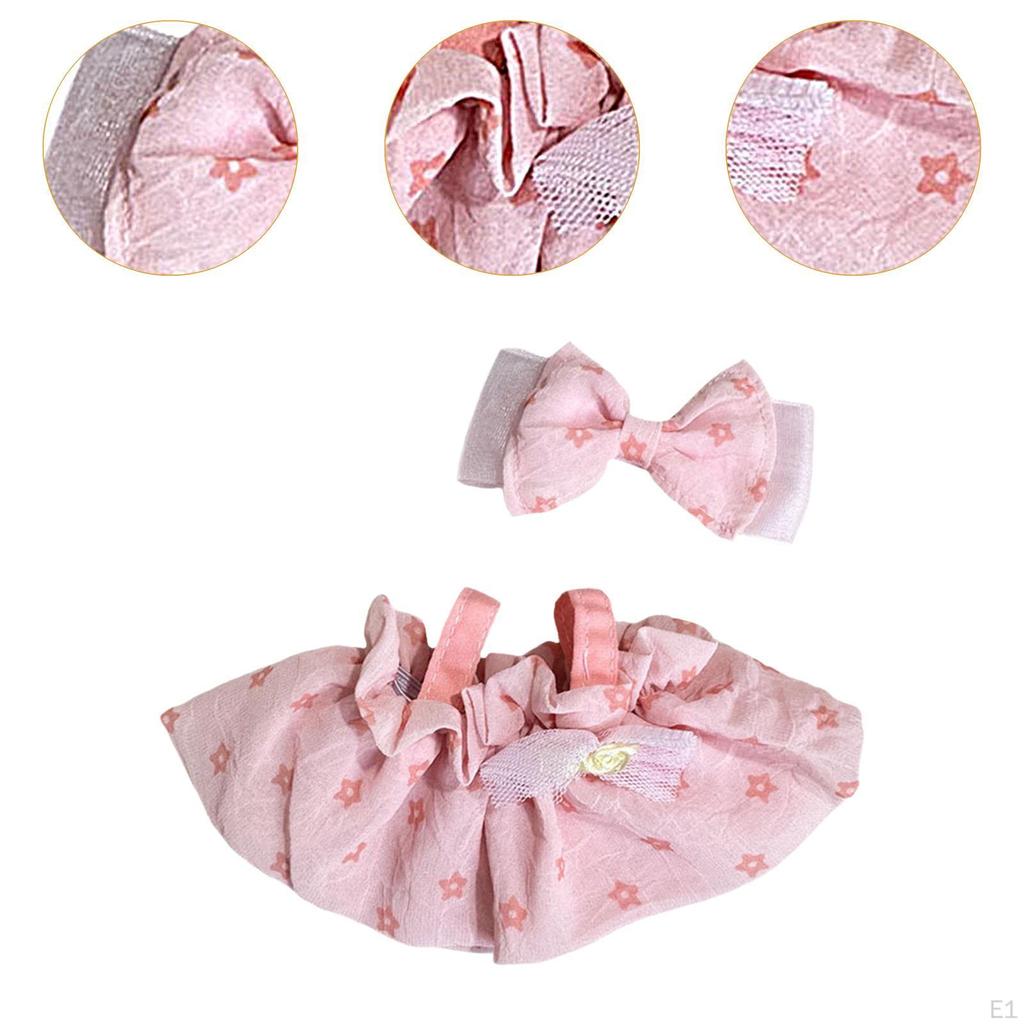 Adorable Doll Suspender Skirt Collection for 8-Inch Toys
