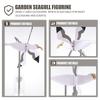 Fade Resistant Bird Wind Spinners Stable Bird Shape Windmill Spinners  Courtyard Decor
