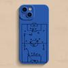 Чехол для iPhone 17 16 15 14 13 12 11 Pro Max 16E XS X XR 7 8 Plus Чехлы Футбол Баскетбольный Тактическая Доска Узор Чехол для Телефона