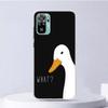 Мягкий чехол с изображением милого гуся и игры для Xiaomi Redmi Note 11S 10S 11 10, чехол для телефона 11T 11E Pro 9 9S 8 8T 9T 7 6 5 4X, чехол