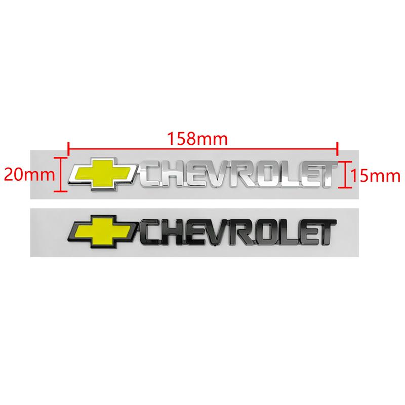 Для логотипа Chevrolet CAPTIVA IMPALA LACETTI CRUZE MALIBU AVEO Sail SILVERADO Наклейка ABS Декор Багажника Наклейка На Кузов Автомобиля Крыло Эмблема