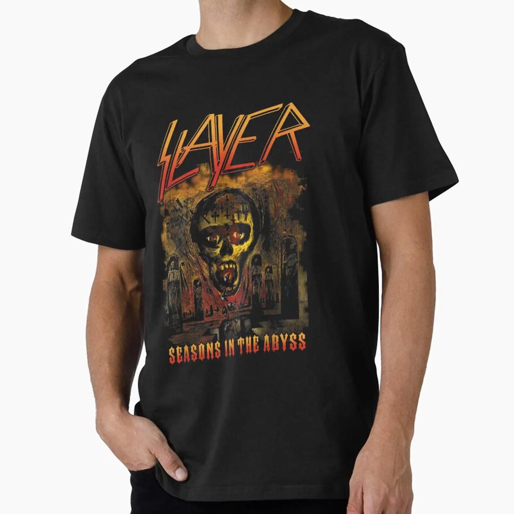 Slayer Orange Season In The Abyss Designed And Sold By Latimerchartier Vintage Washed Streetwear Soft Stylish Versatile Casual