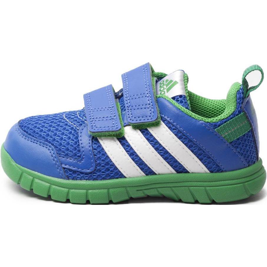 Adidas Sta Fluid 3 Cf I Модные Универсальные Нескользящие Балансирующие Низкие Кроссовки для Ходьбы Детская Обувь Синий B23931