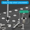 Magnetic Tip Screwdriver 6mm Crosses/Flat Professional Cushion Grip for Hand Making Home Mechanical Repair Project