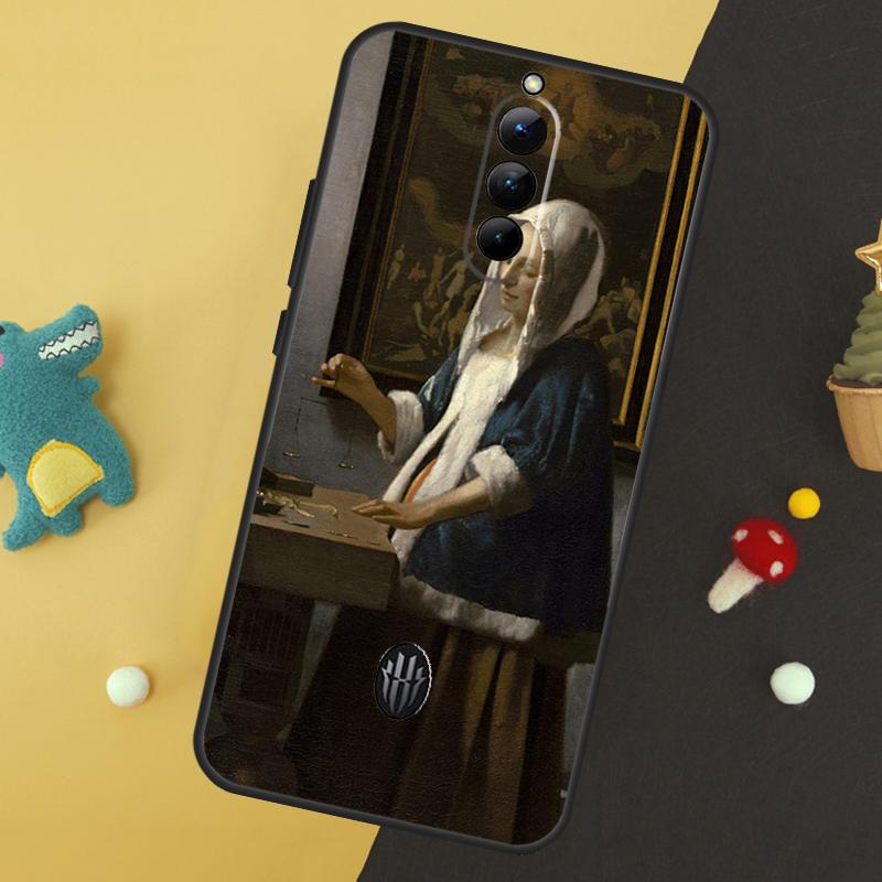 Кейс Johannes Vermeer для ZTE Nubia Red Magic 8 8S 9 Pro Plus RedMagic 6 7 Pro 6S 7S Pro 5S 6R 5G Задняя крышка
