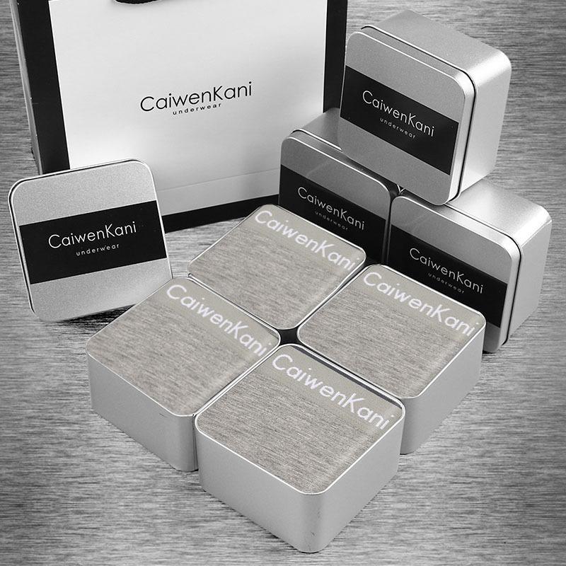 Мужские трусы-боксеры из дышащего чистого хлопка, модала, Cckgraphene, тонкие короткие брюки, подарочная коробка высокого класса