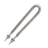 Finned Heating Tube Stainless Steel U Shape Fast Heating Up High Thermal Efficiency Finned Electric Heat Tube 220V 2KW