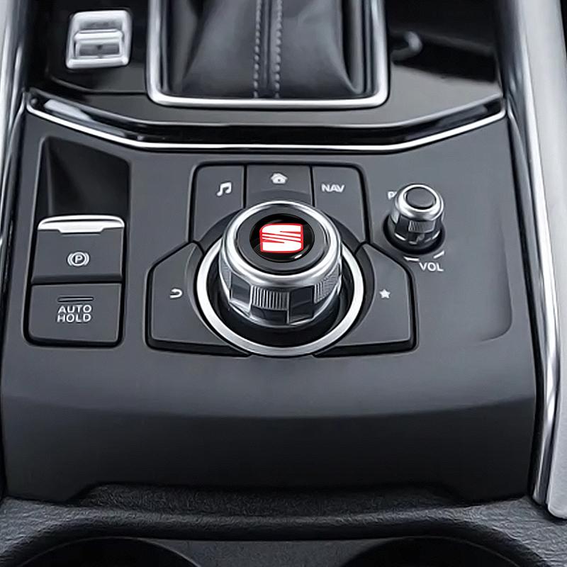 2/4/6 шт. Наклейка на замочную скважину дверного замка автомобиля Эмблема Защитная наклейка для автомобиля для SEAT MK3 Leon 5F Ibiza 5 6 MII Altea Toledo 3 Cordoba Alhambra