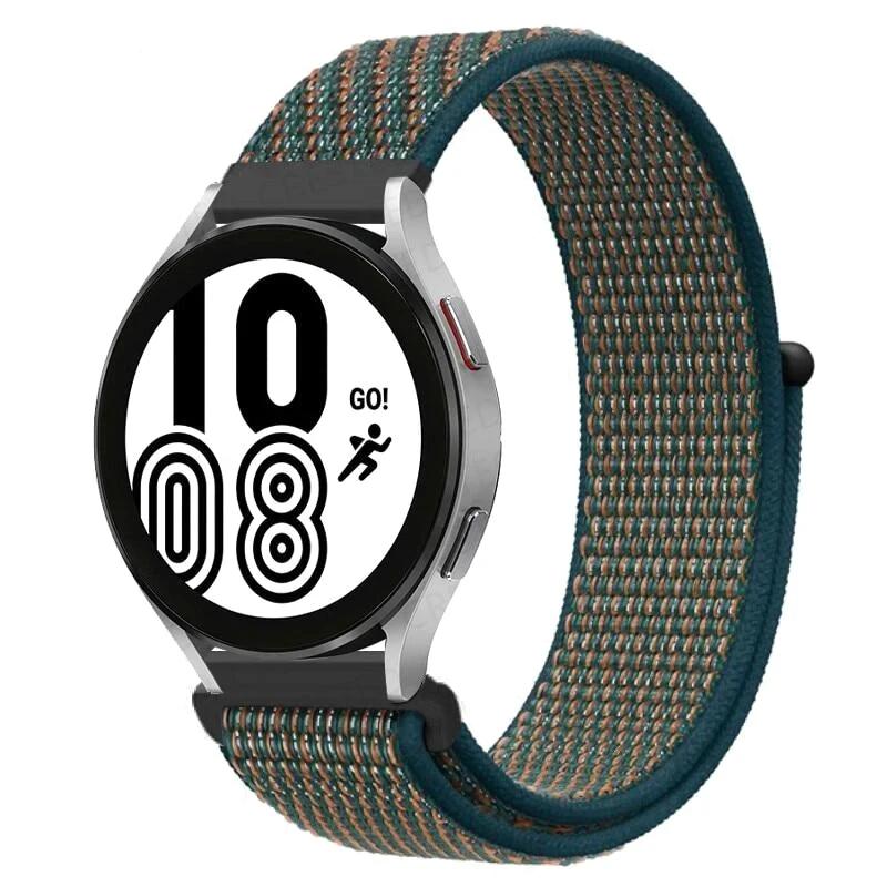 Нейлоновый ремешок-петля 20 мм 22 мм для Garmin Forerunner 265 965 255 255M 245 645 158/Venu 2Plus/Vivoactive 4 3/Venu SQ 2 Ремешок для браслета
