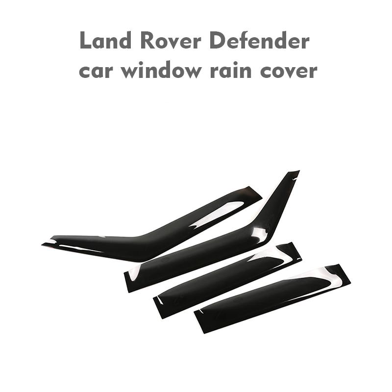 FOR Land Rover Defender 90 110 Car Window Rain Cover Window Visors Deflector Smoke Sun Rain Guard Deflector Car Accessories