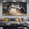 Три бегущие лошади Картина на холсте Искусство животных Постеры и принты Современная живопись Настенные картины для гостиной Домашний декор