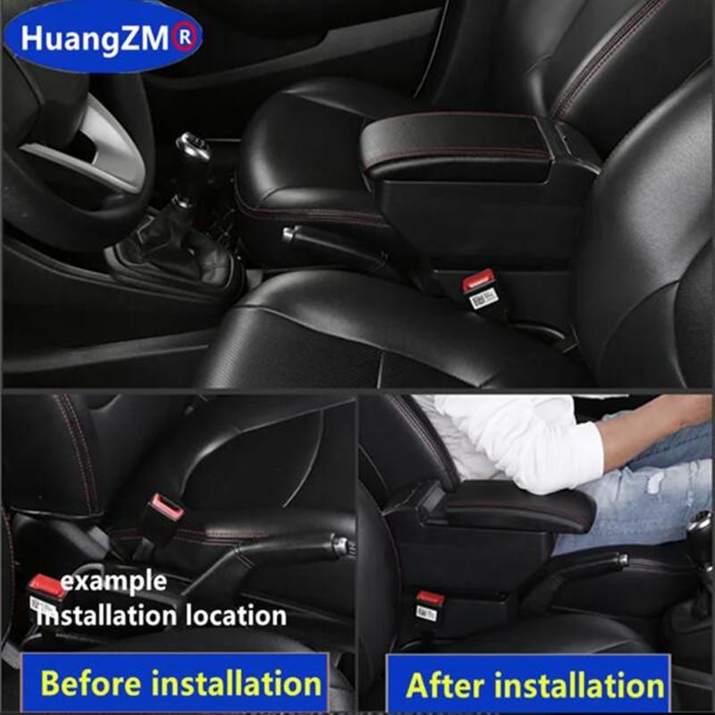 For Chevrolet Sonic Armrest Box For Chevrolet Aveo Car Armrest box Storage Box Interior Dedicated Retrofit Car Accessories
