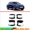Для Lexus LBX 2024 2025 Автоаксессуары ABS Хромированная Накладка на Ручку Двери, Накладка на Отверстие для Стакана, Молдинг Защелки Двери, Декоративная Накладка