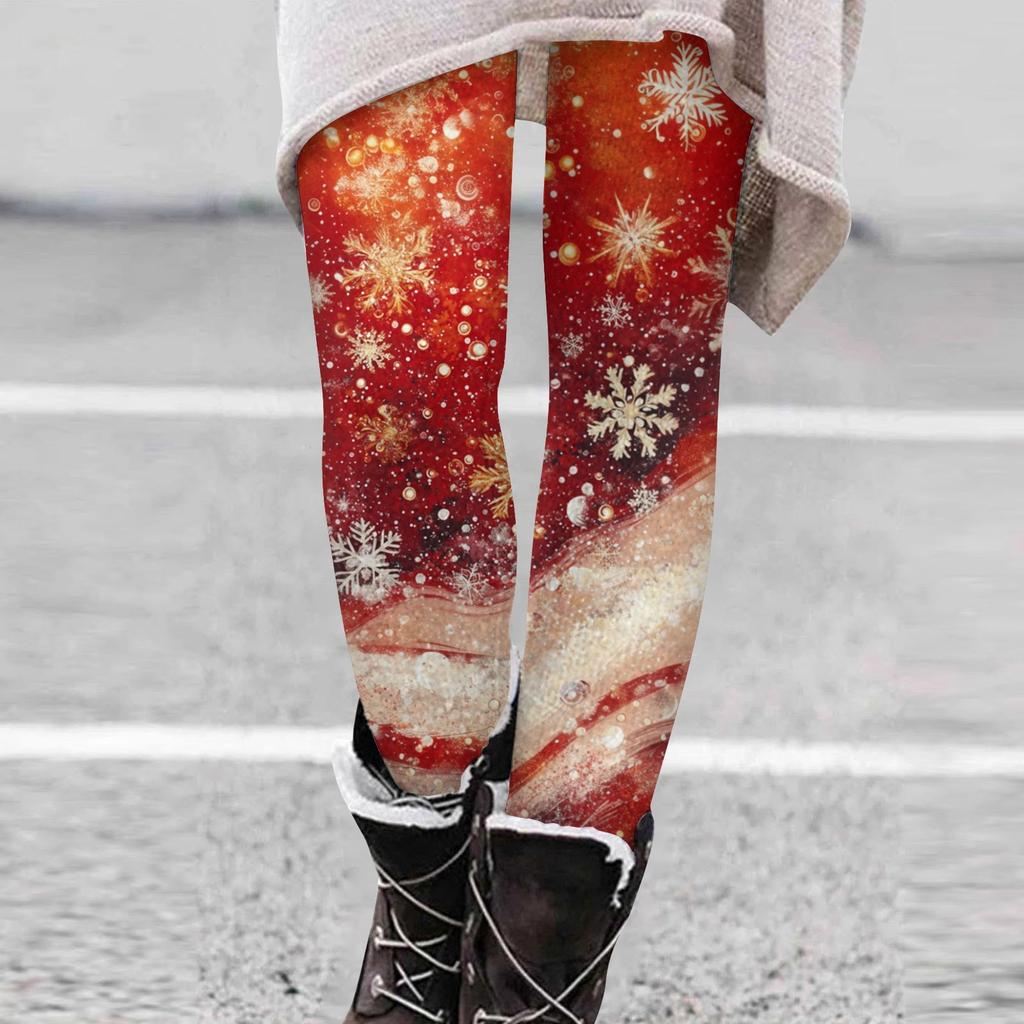 Женские брюки с принтом, эластичные мягкие хлопковые леггинсы, повседневная домашняя пижама