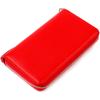 Bright Wallet-clutch for Women Made of Genuine Leather CANPELLINI 21619 Red