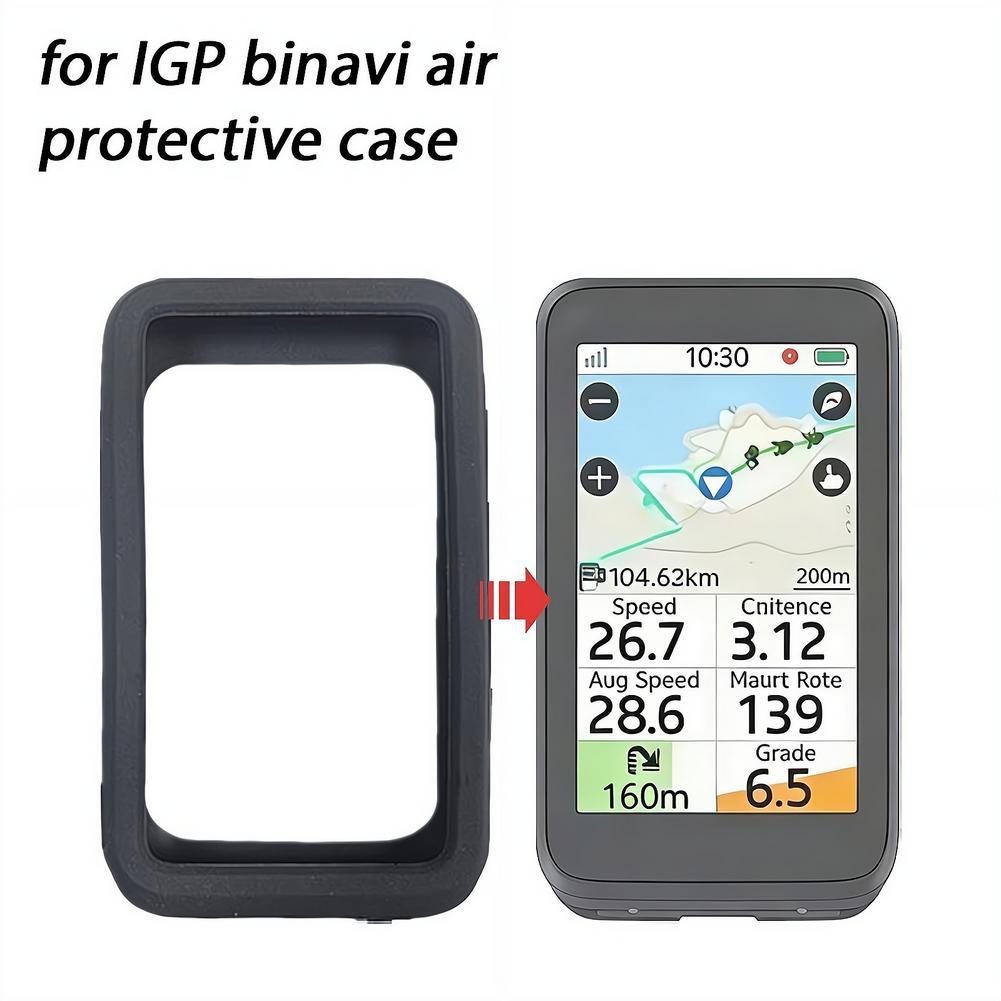 Для Igpsport Binavi Air Силиконовый Чехол Защитная Пленка для Экрана Защитная Крышка Для GPS Велокомпьютера Кожа Аксессуар для Велосипеда
